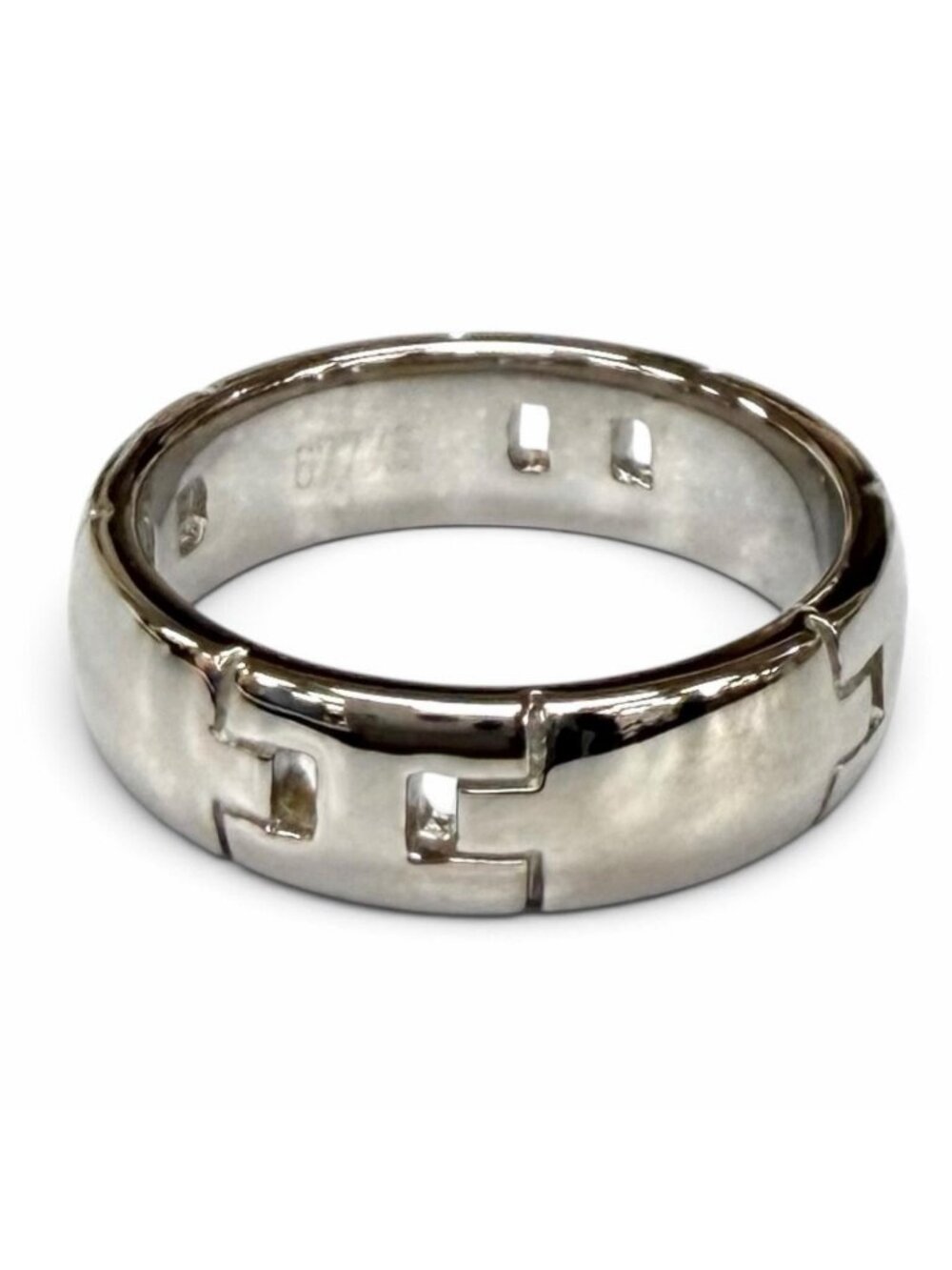 Hermes Ever Hercules Ring 750 White Gold